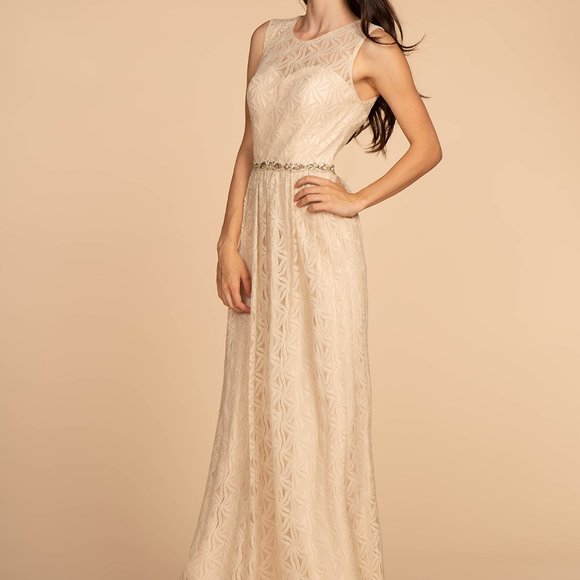 Illusion Sweetheart Neck Long Prom Dress GSGL2611